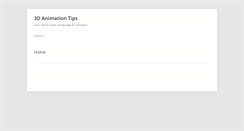 Desktop Screenshot of 3danimationtips.com